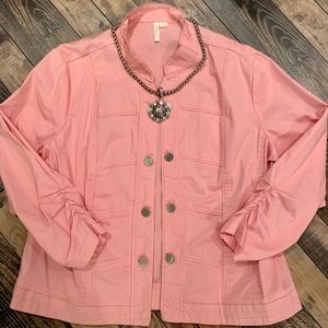 Pink is fun with jeans!!!